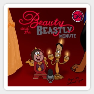 NEW Beauty and the Beastly Minute Logo Sticker